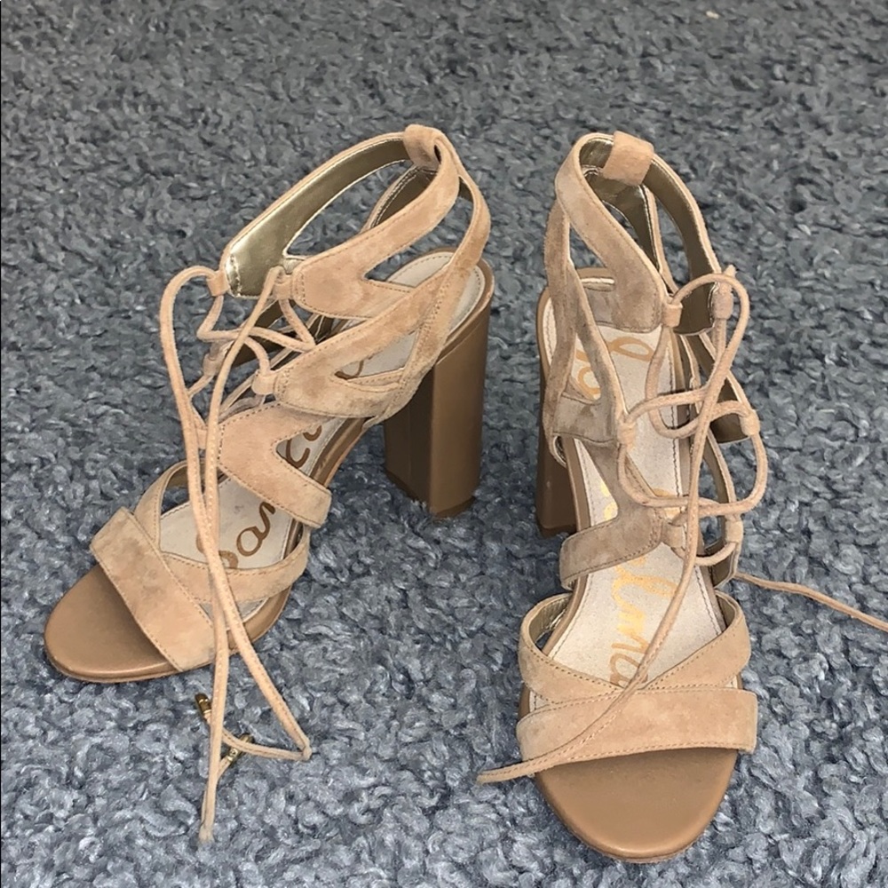 Lace up heels
